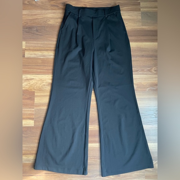 Halara NEW Flex™ DayStretch High Waisted Pocket Work Flare Pants | women’s S pet - Picture 3 of 6